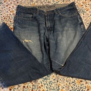 Old Navy Men's Distressed Denim Jeans